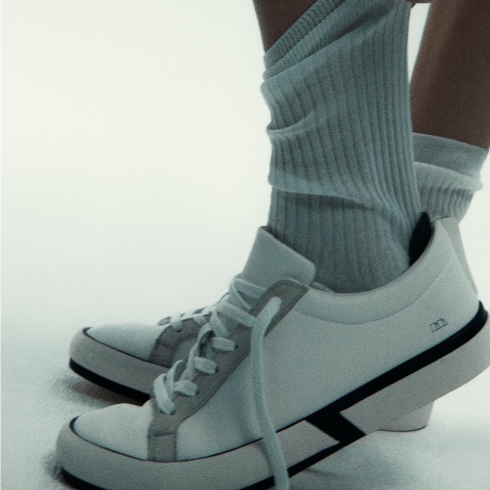 Zara leather sneakers